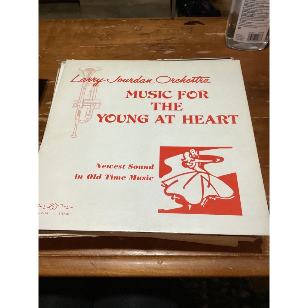 Larry Jourdan Orchestra LP Music For The Young At Heart Polka Waltz Vinyl Record